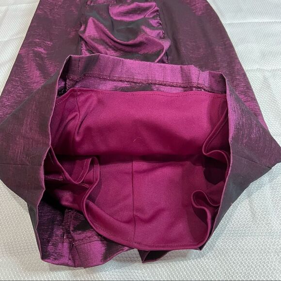 Xscape Metallic Magenta Strapless Mini Dress‎ - Picture 5 of 11